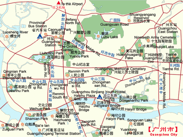 Guangzhou Tourist Map