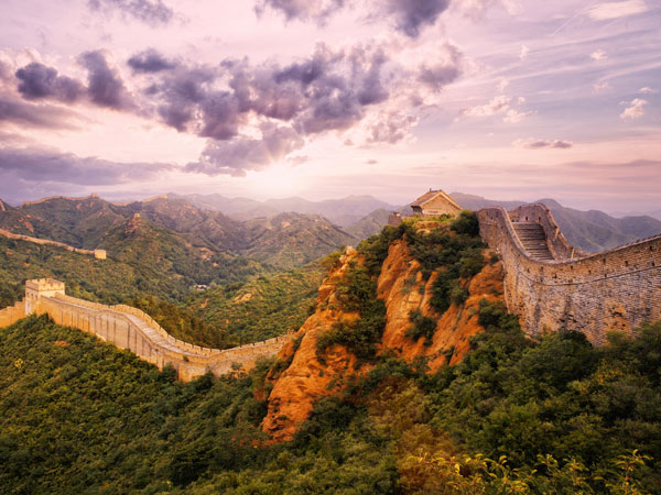 What was the Great Wall of China made of?