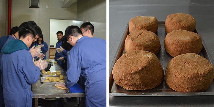 Make Panda Cake at Dujiangyan Panda Base