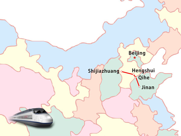 Shijiazhuang-Jinan high-speed rail