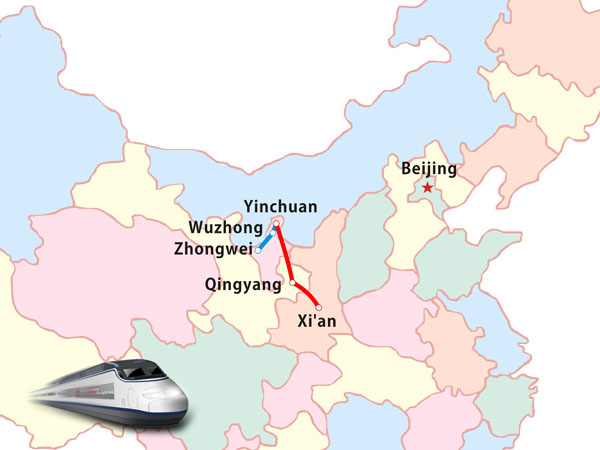 Yinchuan-Xi'an High-speed Rail
