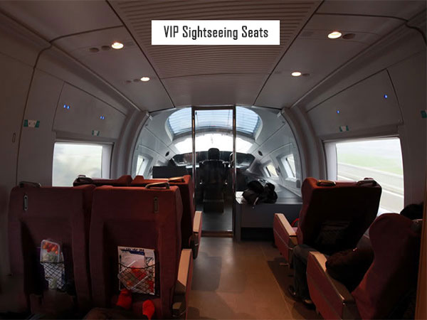 VIP sightseeing seats