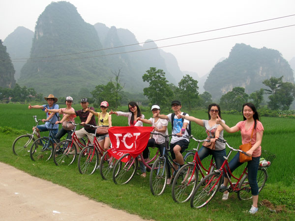 Top places for educational trip to China- Yangshuo Biking