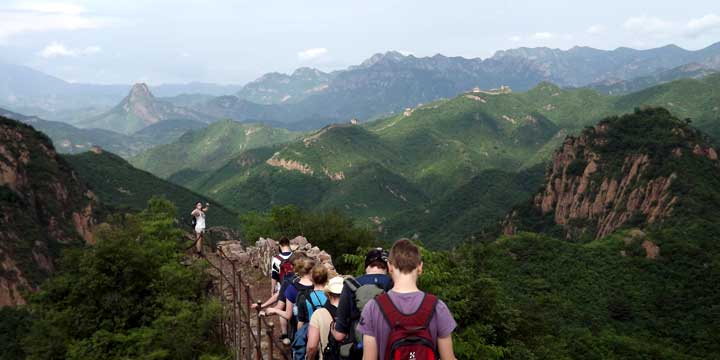 Jinshanling Great Wall hiking
