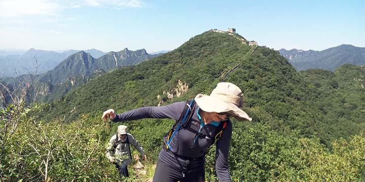 Hiking on Great Wall