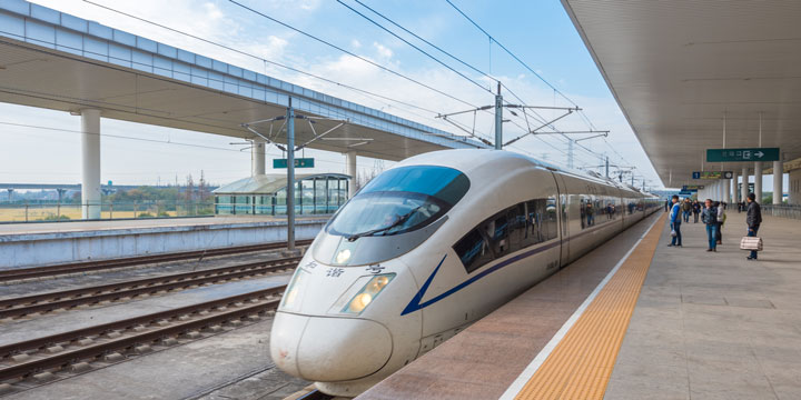 China high speed train trip