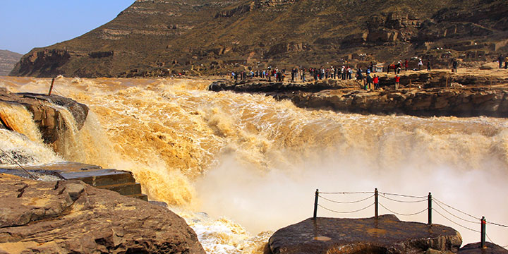 hukou waterfall-Yangtze River VS Yellow River