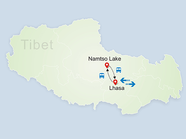 Lhasa to Namtso Lake Tour