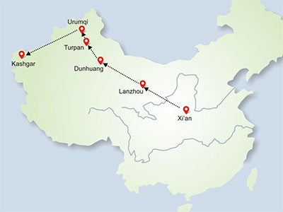 North Silk Road in China
