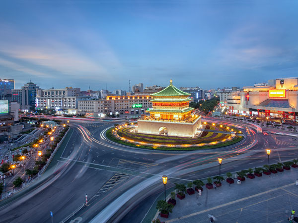City view of Xian