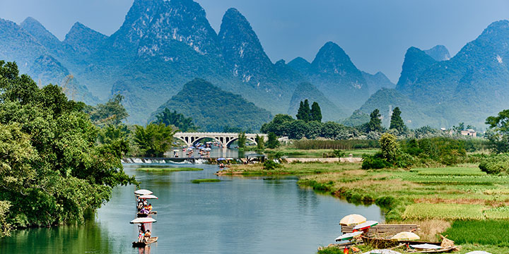 Yulong River in Yangshuo