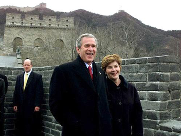 Who of the World Leaders have visited the Great Wall of China?